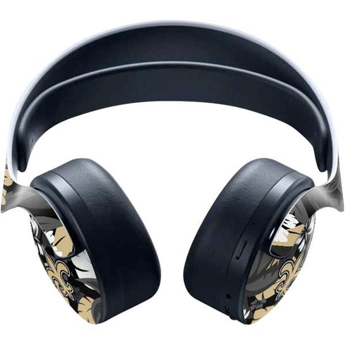 NFL New Orleans Saints Tropical Print PULSE 3D Wireless Headset for PS5 Skin