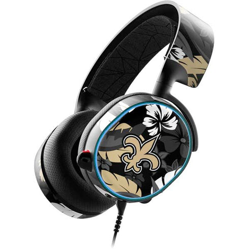 NFL New Orleans Saints Tropical Print SteelSeries Arctis 3 Skin