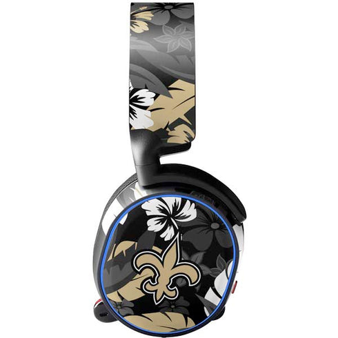 NFL New Orleans Saints Tropical Print SteelSeries Arctis 3 Skin