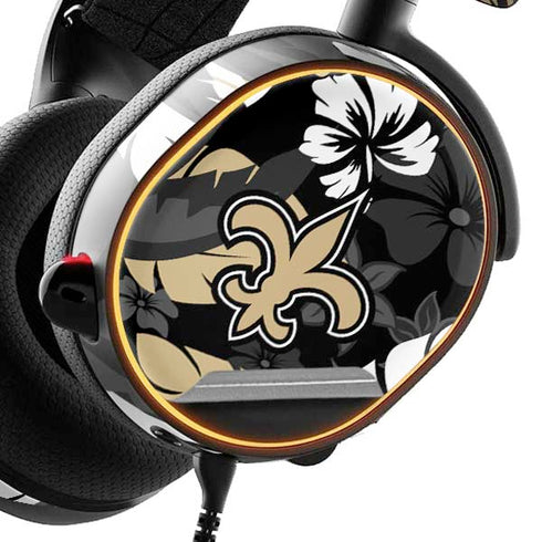 NFL New Orleans Saints Tropical Print SteelSeries Arctis 3 Skin