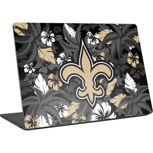NFL New Orleans Saints Tropical Print Surface Laptop 4 15in Skin