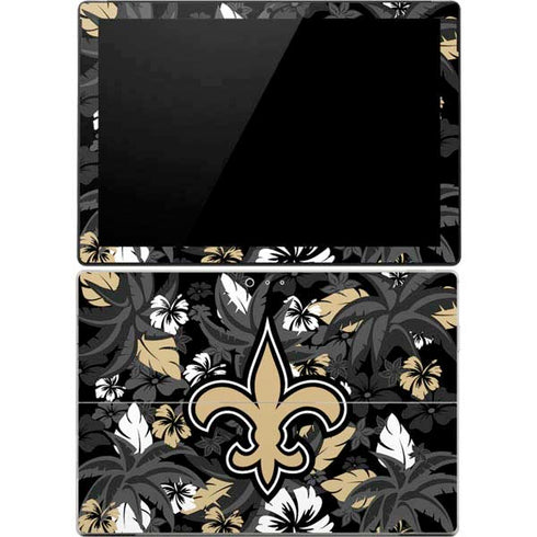 NFL New Orleans Saints Tropical Print Surface Pro 4 Skin
