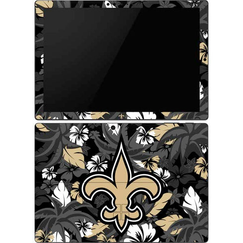 NFL New Orleans Saints Tropical Print Surface Pro 6 Skin