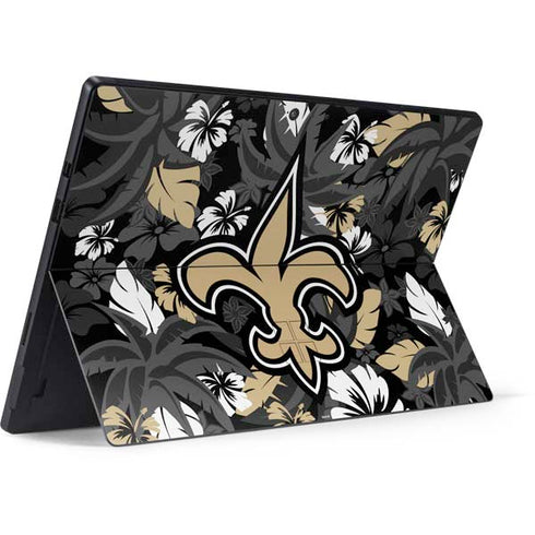 NFL New Orleans Saints Tropical Print Surface Pro 6 Skin
