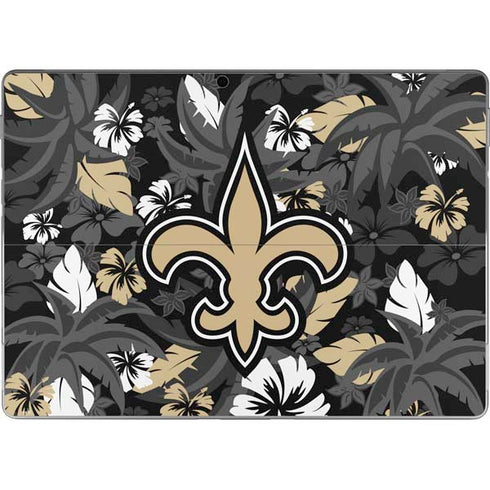 NFL New Orleans Saints Tropical Print Surface Pro 8 Skin