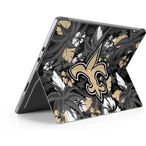 NFL New Orleans Saints Tropical Print Surface Pro 9 Skin
