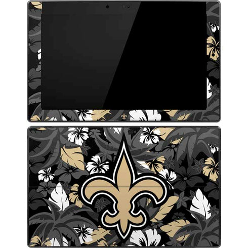 NFL New Orleans Saints Tropical Print Surface Pro Tablet Skin