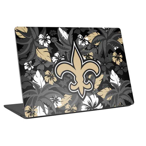 NFL New Orleans Saints Tropical Print Universal Laptop 16.6in (13.4 x 9.7in) Skin