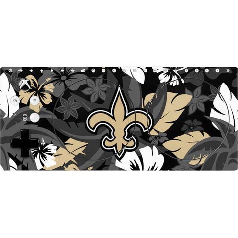 NFL New Orleans Saints Tropical Print Xbox Adaptive Controller Skin