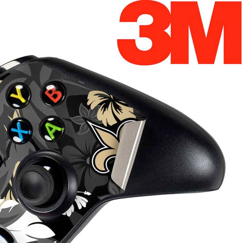 NFL New Orleans Saints Tropical Print Xbox One Controller Skin