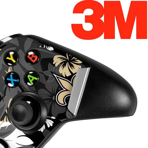 NFL New Orleans Saints Tropical Print Xbox One S Controller Skin