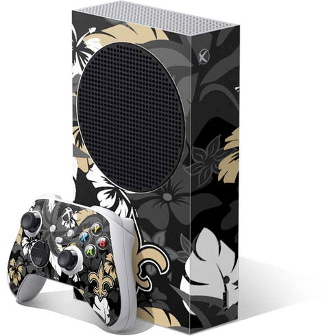NFL New Orleans Saints Tropical Print Xbox Series S Bundle Skin