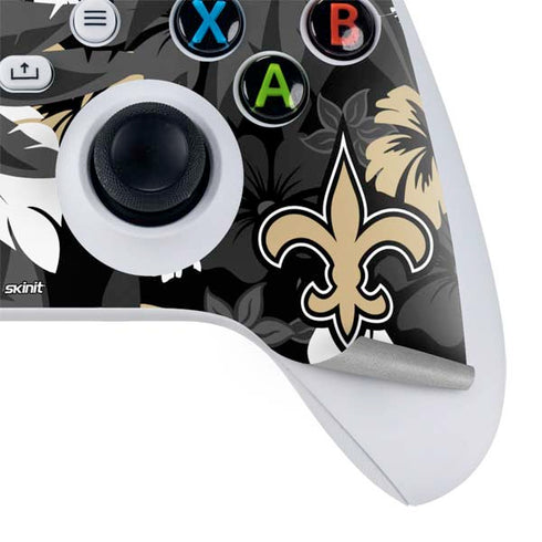 NFL New Orleans Saints Tropical Print Xbox Series S Bundle Skin