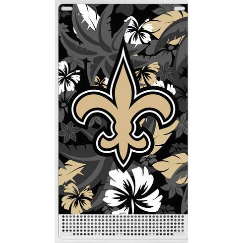 NFL New Orleans Saints Tropical Print Xbox Series S Console Skin