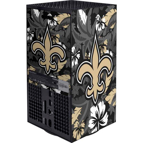 NFL New Orleans Saints Tropical Print Xbox Series X Bundle Skin