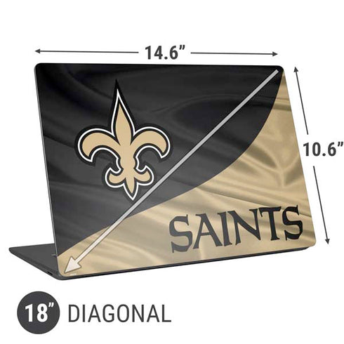 NFL New Orleans Saints Universal Laptop 18in (14.6 x 10.6in) Skin