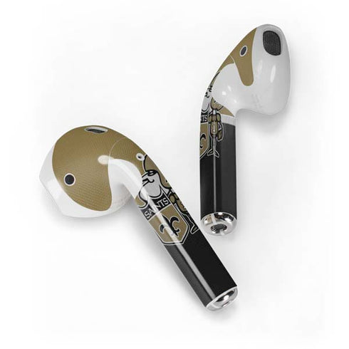 NFL New Orleans Saints Vintage Apple AirPods Skin