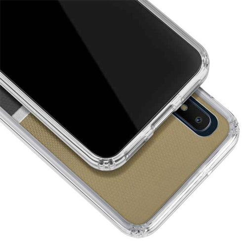 NFL New Orleans Saints Vintage Galaxy A10e Clear Case