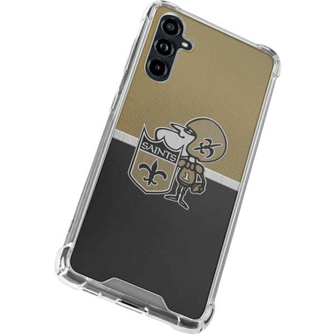 NFL New Orleans Saints Vintage Galaxy A54 5G Clear Case