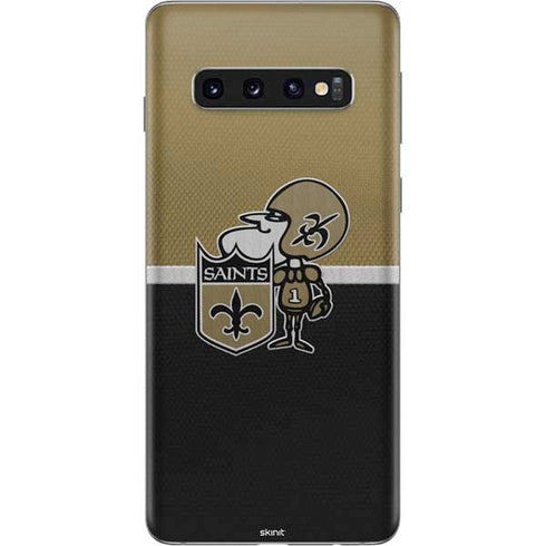 NFL New Orleans Saints Vintage Galaxy S10 Skin