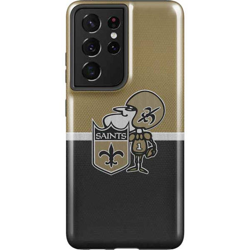NFL New Orleans Saints Vintage Galaxy S21 Ultra 5G Pro Case
