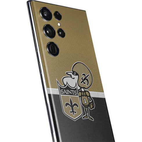 NFL New Orleans Saints Vintage Galaxy S22 Ultra Skin