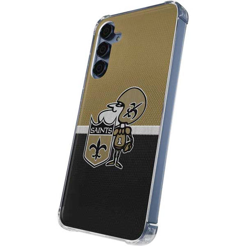 NFL New Orleans Saints Vintage Galaxy S24 Clear Case