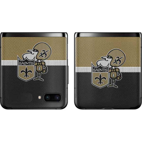 NFL New Orleans Saints Vintage Galaxy Z Flip Skin
