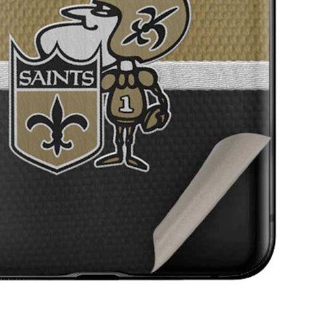 NFL New Orleans Saints Vintage Galaxy Z Flip Skin