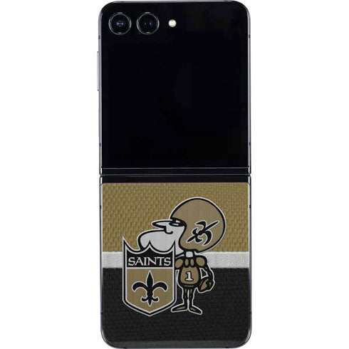 NFL New Orleans Saints Vintage Galaxy Z Flip5 5G Skin