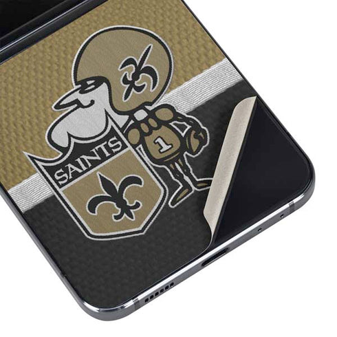 NFL New Orleans Saints Vintage Galaxy Z Flip5 5G Skin