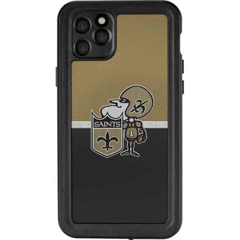 NFL New Orleans Saints Vintage iPhone 11 Pro Max Waterproof Case
