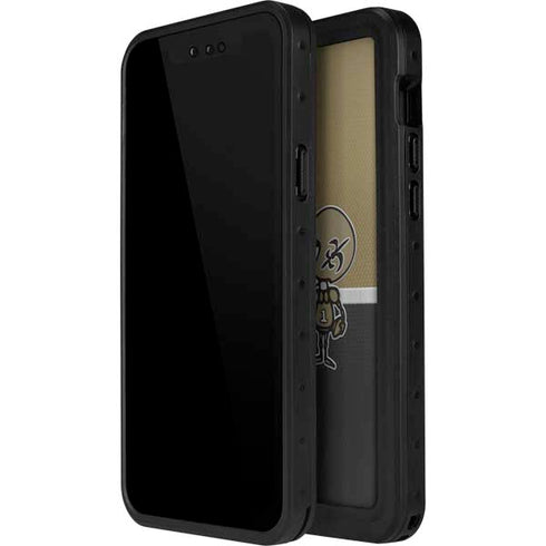 NFL New Orleans Saints Vintage iPhone 12 Pro Waterproof Case