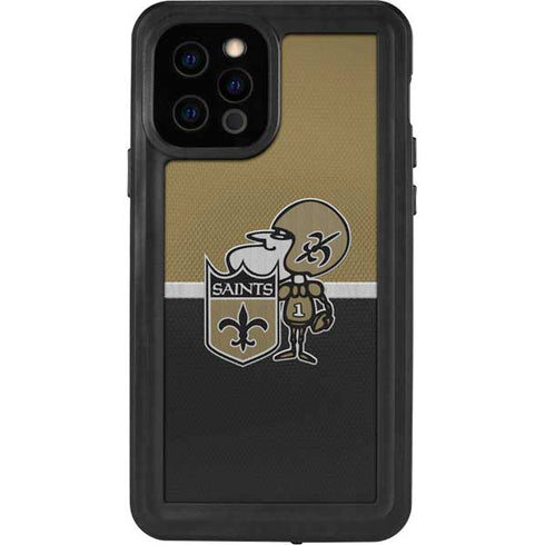 NFL New Orleans Saints Vintage iPhone 12 Pro Waterproof Case