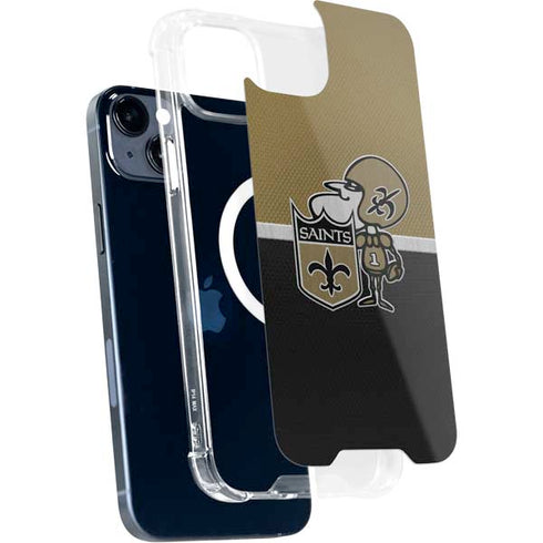 NFL New Orleans Saints Vintage iPhone 13 MagSafe Case