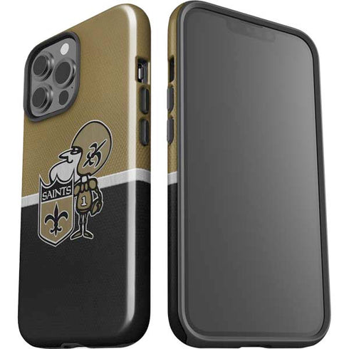 NFL New Orleans Saints Vintage iPhone 13 Pro Max Impact Case