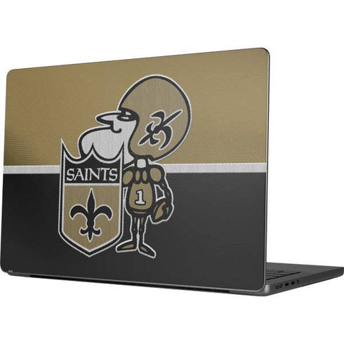 NFL New Orleans Saints Vintage MacBook Pro 14in (2021-24) Skin