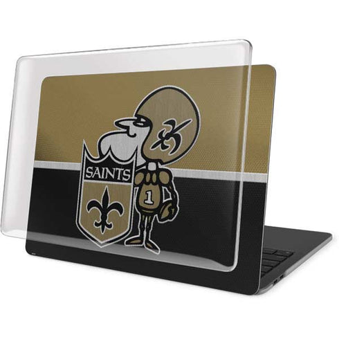 NFL New Orleans Saints Vintage MacBook Pro 16in (2019-20) Case plus Skin