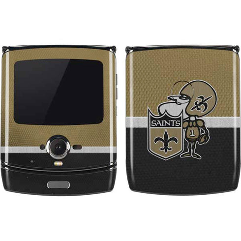 NFL New Orleans Saints Vintage Motorola RAZR Skin