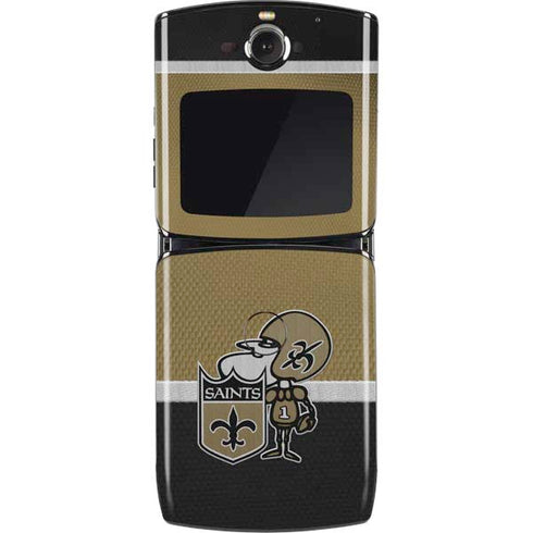 NFL New Orleans Saints Vintage Motorola RAZR Skin