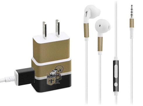 NFL New Orleans Saints Vintage Phone Charger Skin