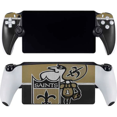 NFL New Orleans Saints Vintage PlayStation Portal Remote Player Skin