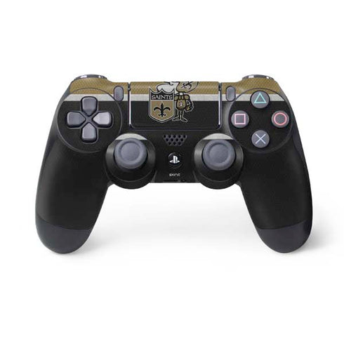 NFL New Orleans Saints Vintage PS4 Controller Skin