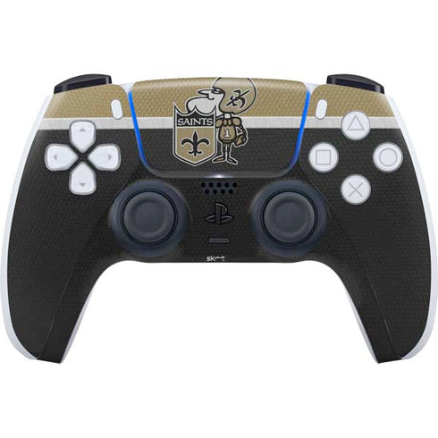 NFL New Orleans Saints Vintage PS5 Controller Skin