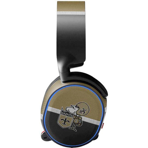 NFL New Orleans Saints Vintage SteelSeries Arctis 3 Skin