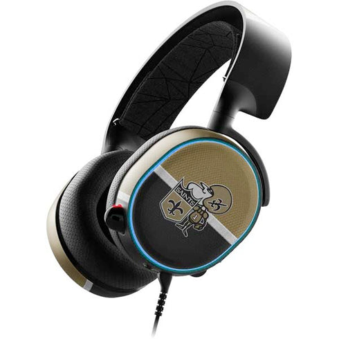 NFL New Orleans Saints Vintage SteelSeries Arctis 3 Skin