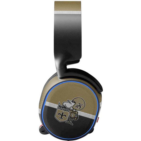 NFL New Orleans Saints Vintage SteelSeries Arctis 5 Skin