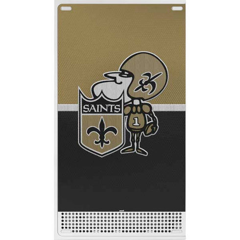 NFL New Orleans Saints Vintage Xbox Series S Bundle Skin
