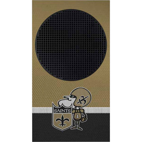 NFL New Orleans Saints Vintage Xbox Series S Console Skin