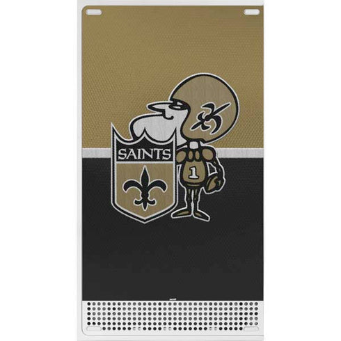 NFL New Orleans Saints Vintage Xbox Series S Console Skin
